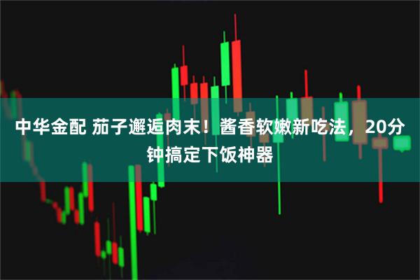 中华金配 茄子邂逅肉末！酱香软嫩新吃法，20分钟搞定下饭神器